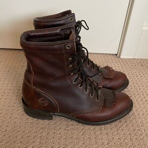 Double H Women’s Lacer 9300 Roper Kiltie Boots Size 9